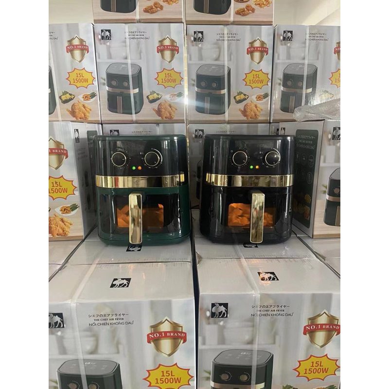 Nồi chiên không dầu CAMEL nhìn từ trên xuống